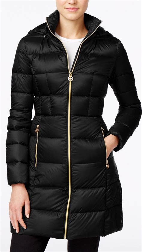 michael kors bubble coat|ladies michael kors jackets.